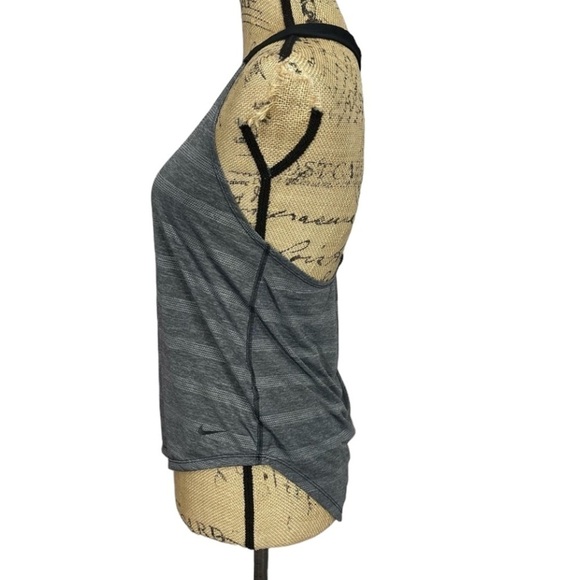 Nike Mesh Racerback Striped Athletic Tunic - Picture 4 of 11